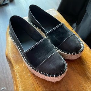 ASOS Design Black Espadrille Slip Ons